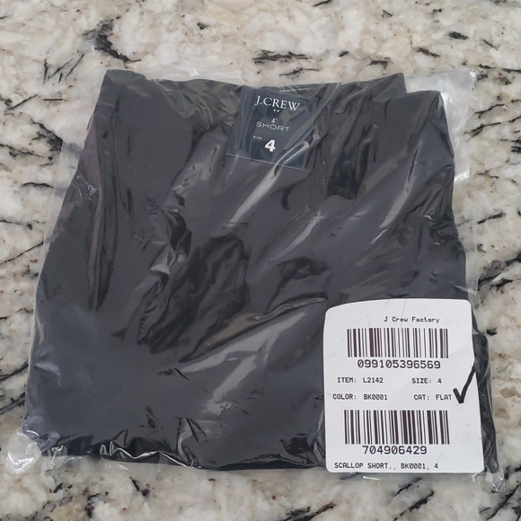 J Crew linen-cotton scalloped hem short L2142 - Picture 5 of 5